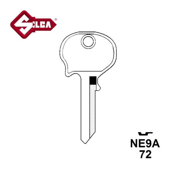 Silca NE9A Alfa Romeo Vehicle Blank