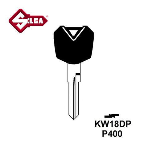 Silca KW18DP For Kawasaki Motorbike Key