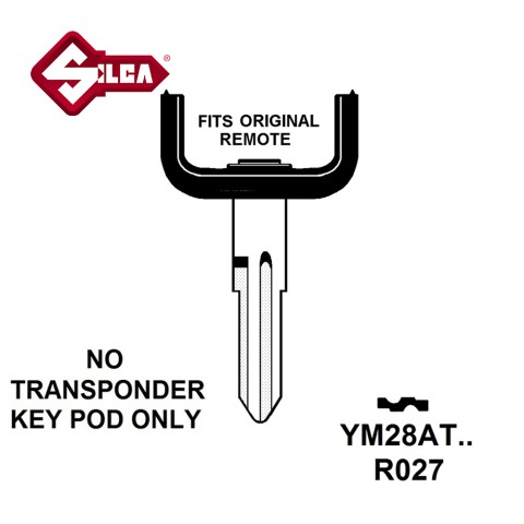 Silca Remote Blank YM28AT (1) Vauxhall (D Series)
