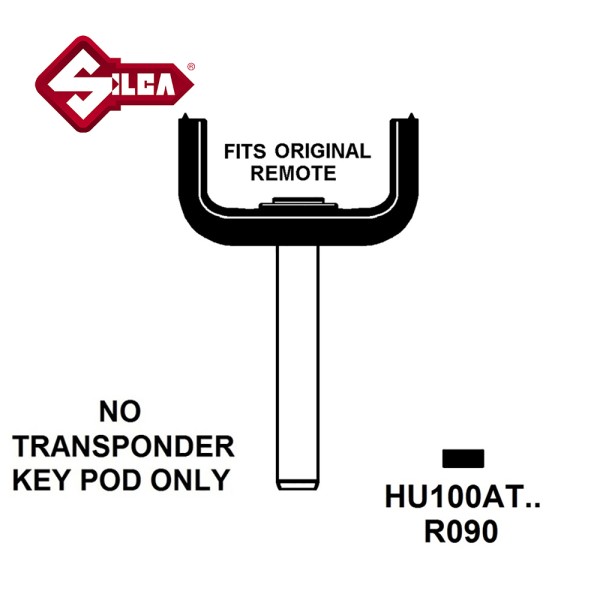 Silca Remote Blank HU100AT (1) Vauxhall (Z Series) CV147