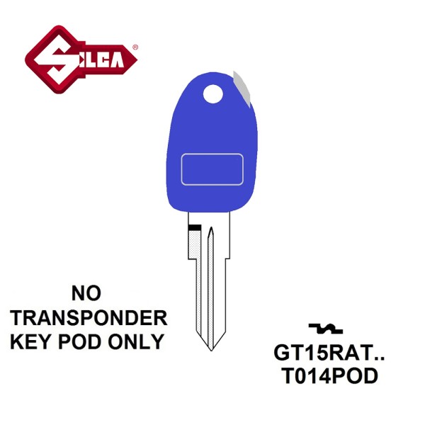 Silca GT15RAT (1) - Fiat Transponder (Without Chip)
