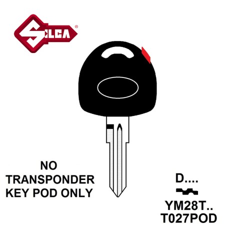 Silca YM28T2 (1) - Vauxhall Transponder (Without Chip)
