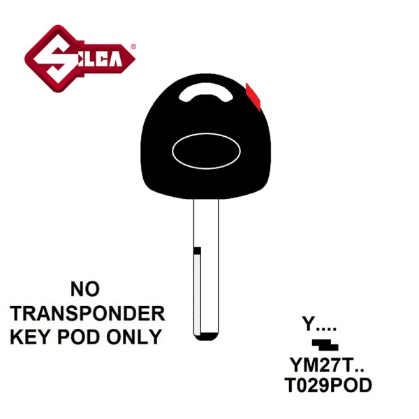 Silca YM27T2 (1) - Vauxhall Transponder (Without Chip)