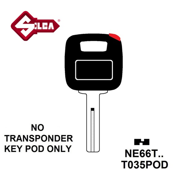 Silca NE66T2 (1) - Volvo Transponder (Without Chip)