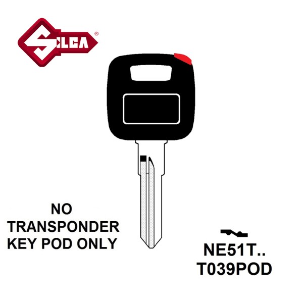 Silca NE51T2 (1) - Volvo Transponder (Without Chip)