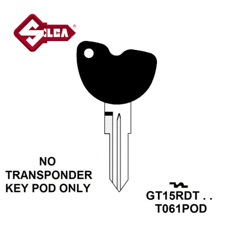 Silca GT15RDT5 (1) - Piaggio Transponder (Without Chip)