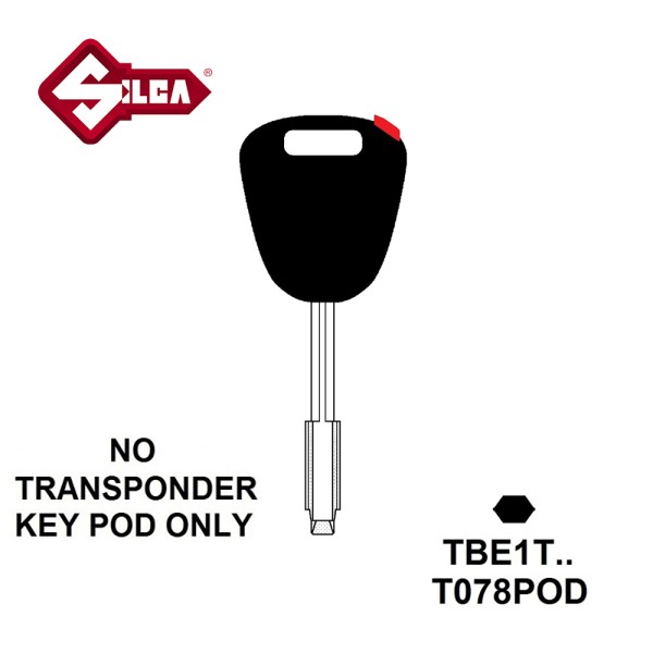 Silca TBE1T5 (1) - Jaguar Transponder (Without Chip)