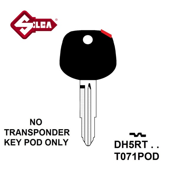 Silca DH5RT - Daihatsu Transponder (Without Chip)