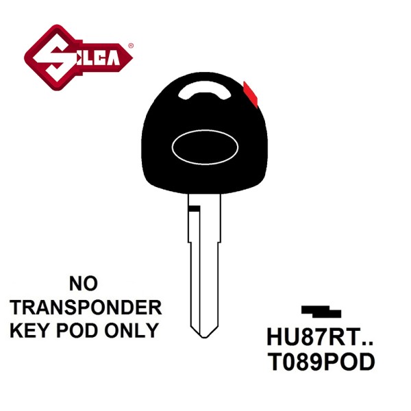 Silca HU87RT - Vauxhall Transponder (Without Chip)