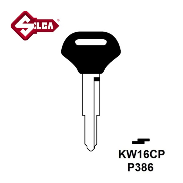 Silca KW16P Kawasaki Motorcycle/Vehicle Blank