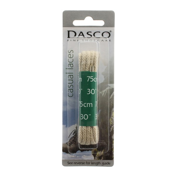 Dasco Laces Cord 75cm Beige Blister Packed