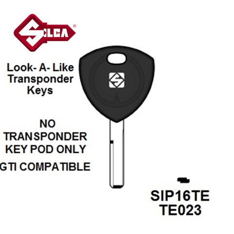Silca SIP16TE - Fiat Transponder (Without Chip)