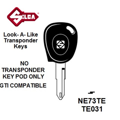 Silca NE73TE - Renault Transponder (Without Chip)...