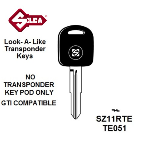 Silca SZ11RTE - Suzuki Transponder (Without Chip)...