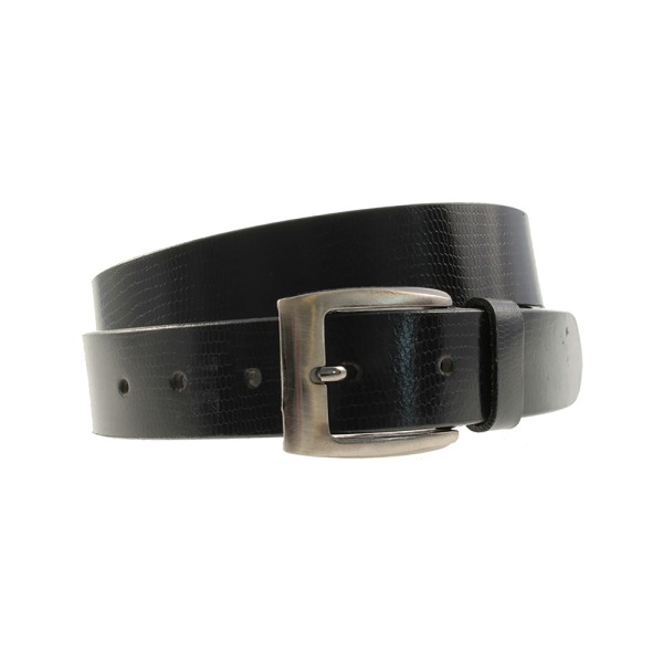 Quality Leather Belt 30mm Shiny Lizard. Special Clearance 25% Discount