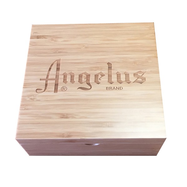 ANGELUS Lasered Shoe Shine Box Empty (Not for resale)