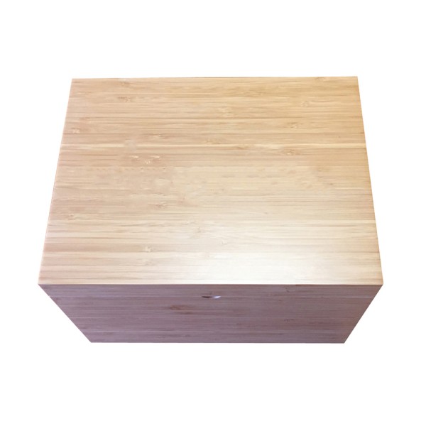 ANGELUS Plain Bamboo Shoe Shine Box Empty. Large (Not for resale)