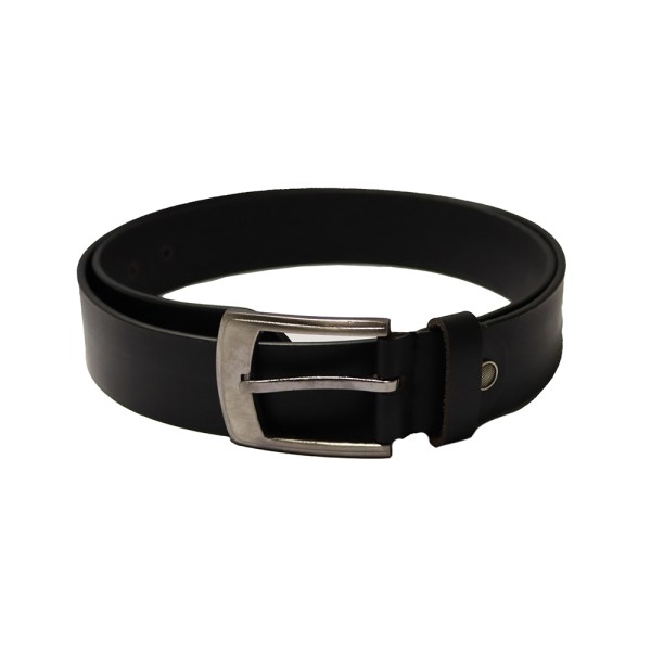 Birch Full Grain Leather Belt Smooth Finish 40mm Black Medium (32-36 Inch). Special Clearance 25% Discount