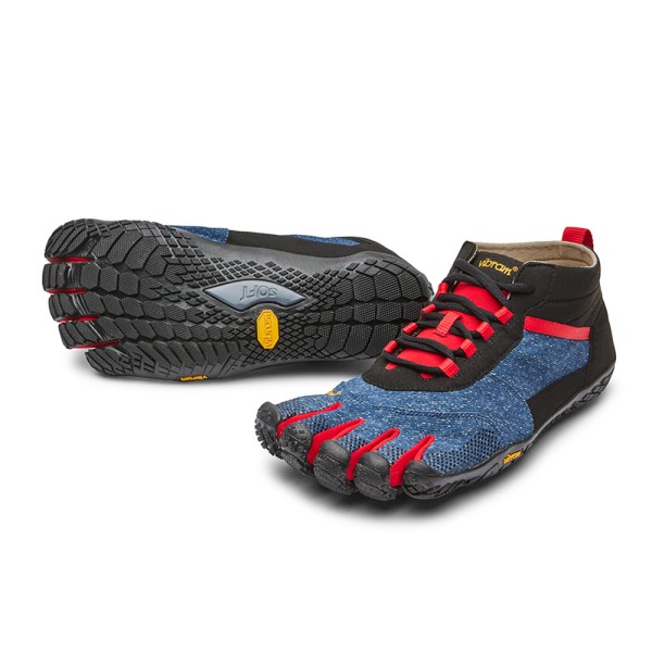 Vibram FiveFingers V-Trek Gents Size 45 UK 11 Denim/Red 