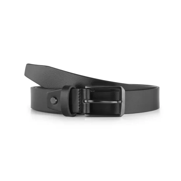 30mm Black Leather Belt Xl