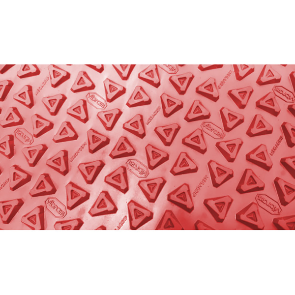 Vibram 7132 Megalug Sheet 5.0mm Bright Red. Sheet Size 90 x 60cm