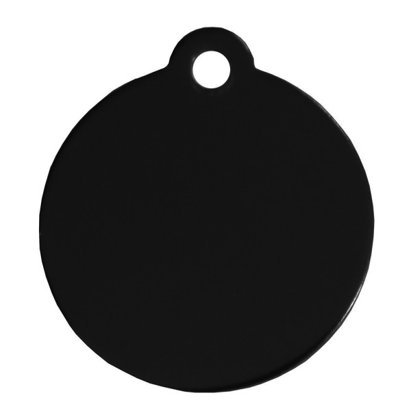 Aluminium Pet Tag Round Disc with Hole Mount 25mm