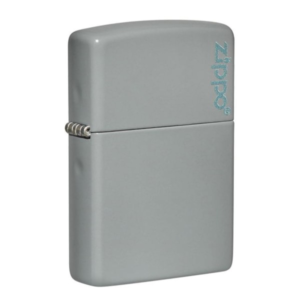 Zippo Lighter Flat Grey Zippo Logo