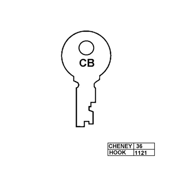 Hook 1121 Cheney No 97 
