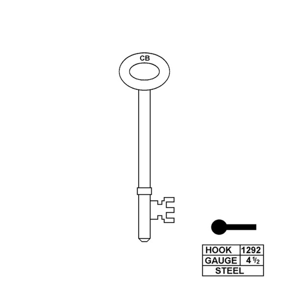 Fb2 Pattern Key Fire Brigade FB2 Cut Key