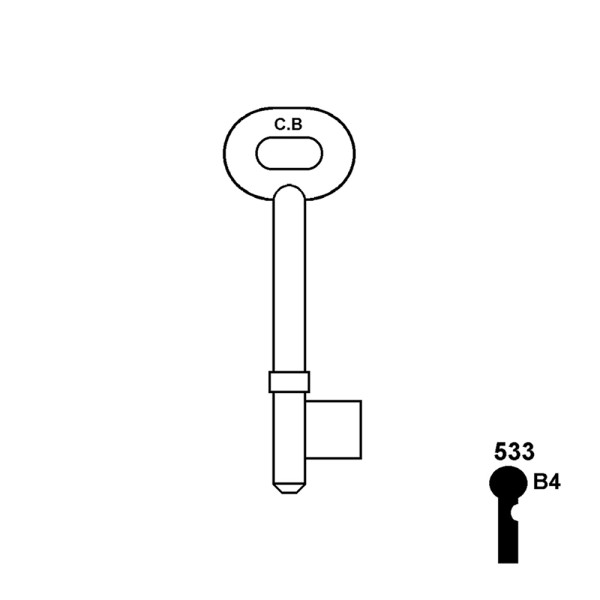 Legge R Blank 4 SKS 459/04 HD B459 4