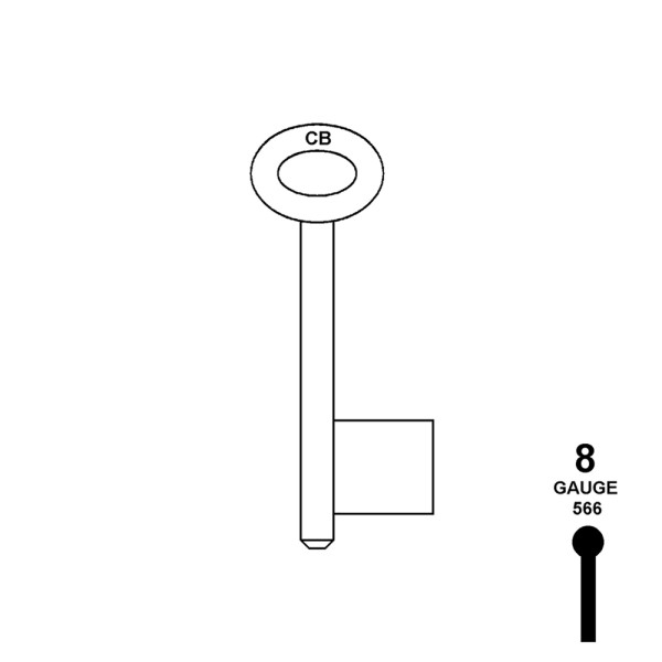 Pin Latch 8g SKS 281/8 HD 305 X 8