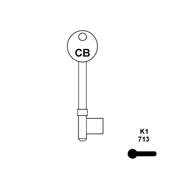 Hook 713 Sterling KB-023 K1 