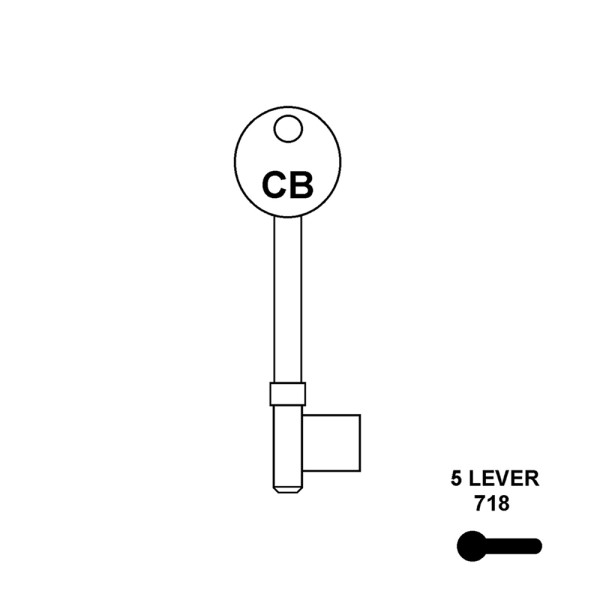 Sterling 5 Lever Mortice Blank SKS 941 HD KB032A