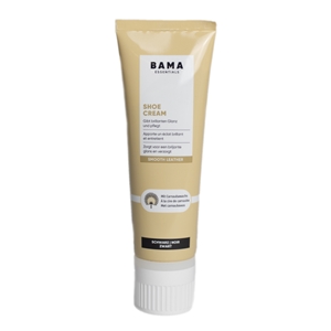 Bama Essentials Shoe Cream Tube with Applicator Sponge Black 75ml
