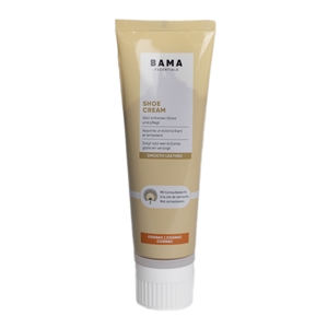 Bama Essentials Shoe Cream Tube with Applicator Sponge Cognac 75ml