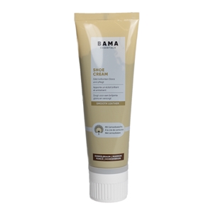 Bama Essentials Shoe Cream Tube with Applicator Sponge Dark Brown 75ml