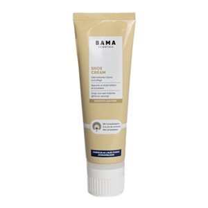Bama Essentials Shoe Cream Tube with Applicator Sponge Navy Dark Blue 75ml
