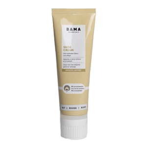 Bama Essentials Shoe Cream Tube with Applicator Sponge Red 75ml